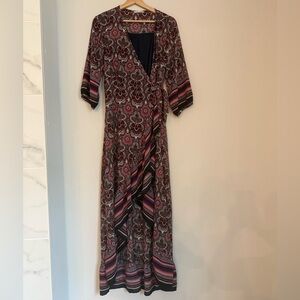 Flutter by Dance and Marvel Multicolor Wrap Dress